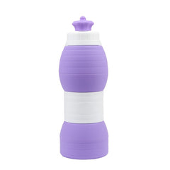 Creative Silicone Foldable Water Bottle Telescopic Water Cup for Outdoor Sports