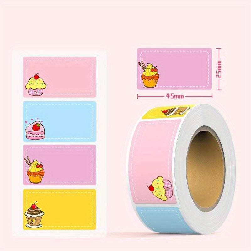 Handwritten Name Label Stickers for Water Cup