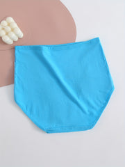 3pcs Jacquard Comfort Briefs High Waist Tummy Control Panties