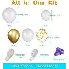 Balloon Chain Set for Graduation, Wedding, Birthday Parties
