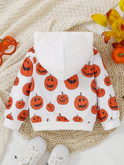 Halloween Cartoon Graphic Hoodie Sweatshirt