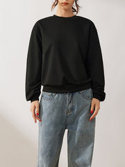 Casual Loose Long Sleeve Sweatshirt Pullover