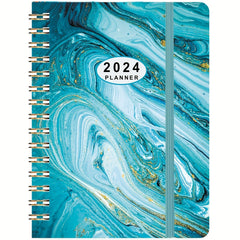 Planner Weekly And Monthly Planner Yearly Jan-Dec Spiral Bound With 12 Tabs
