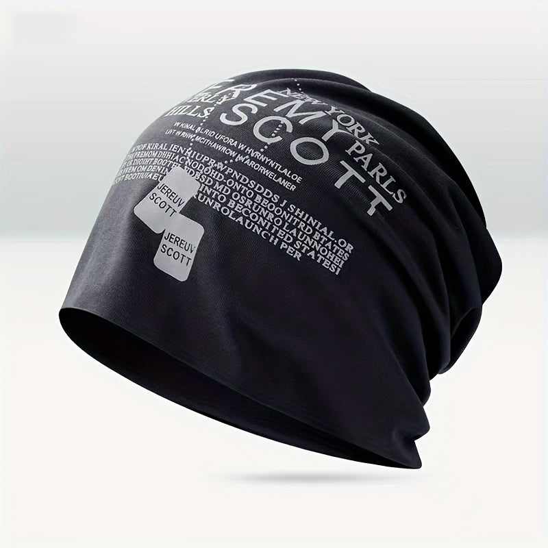 Hip Hop Letter Pullover Hat Beanie