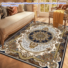 Vintage Persian Area Rugs Non-slip Soft Carpet Machine Washable Sofa Floor Mat