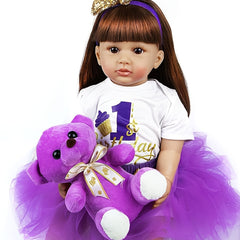 Realistic Soft Vinyl Silicone Reborn Doll Lifelike Toy