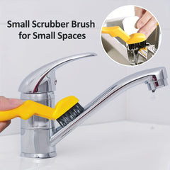 2pcs Small Cleaning Brushes for Kitchen & Bathroom Sink