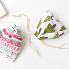 Pocket Drawstring Fabric Storage Bag Portable Dustproof Bag