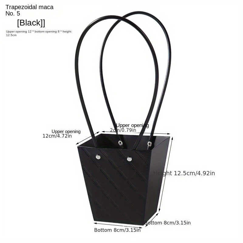 Embossed Flower Bag 3D Design Tote for Retail Supermarket