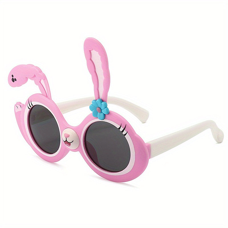 Cartoon Rabbit Polarized Sunglasses UV Protection for Kids
