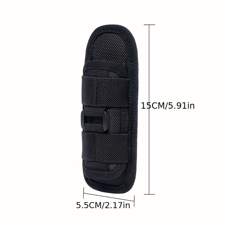 Tactical Flashlight Pouch Holster For Belt Torch Cover Accessory