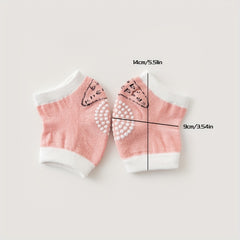 2 Pairs Baby Mesh Knee Pads Crawling Socks 1-3 Years Unisex