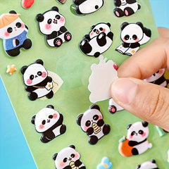 3D Panda Bubble Stickers Decorative Stickers