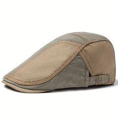 Newsboy Cap Summer Beret Vintage Visor Flat Caps Patchwork Fabric