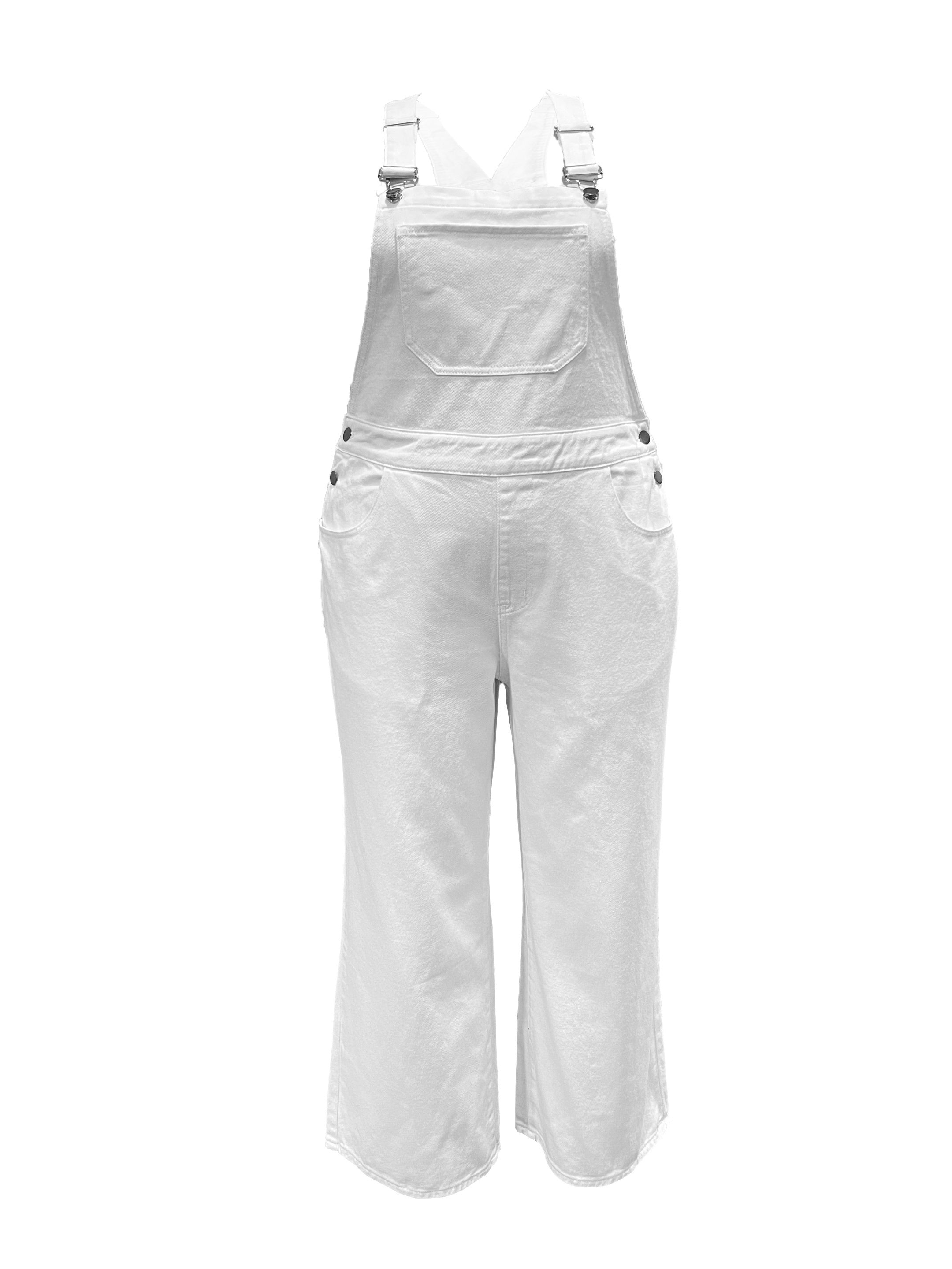 Denim Overalls Wide Leg Overalls Women's