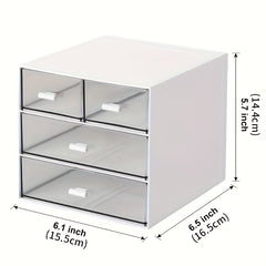 Desk Organizer With Drawer Desk Storage Box With 4 Drawers