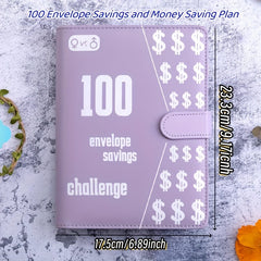 Savings Challenge Binder A5 Planner - Replaceable Core, Inner Lining, Cardboard