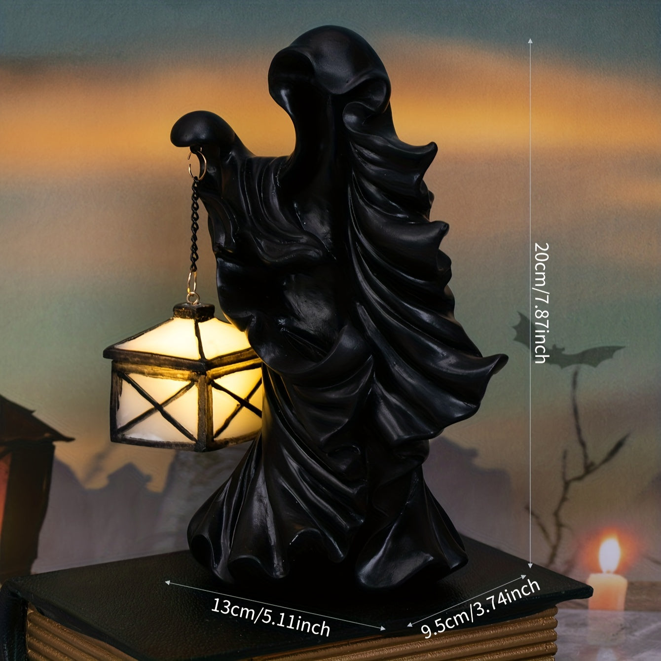 Ghost Lantern Halloween Decorative Lantern Witch Lantern Messenger Of Hell
