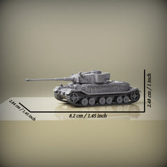 Mini Tank Model 3D Printed ABS Resin Military Collectible