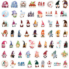120pcs Gnome Stickers Pack Vinyl Waterproof Decals for Teens Adults