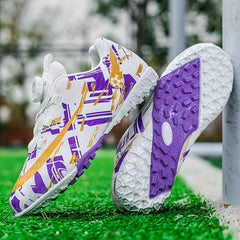 Boy's Turf Football Boots Anti-skid Outdoor Soccer Cleats