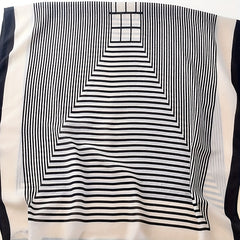 Striped Scarf Shawl Scarf Wrap Head Wrap For Daily Gift For Mother's