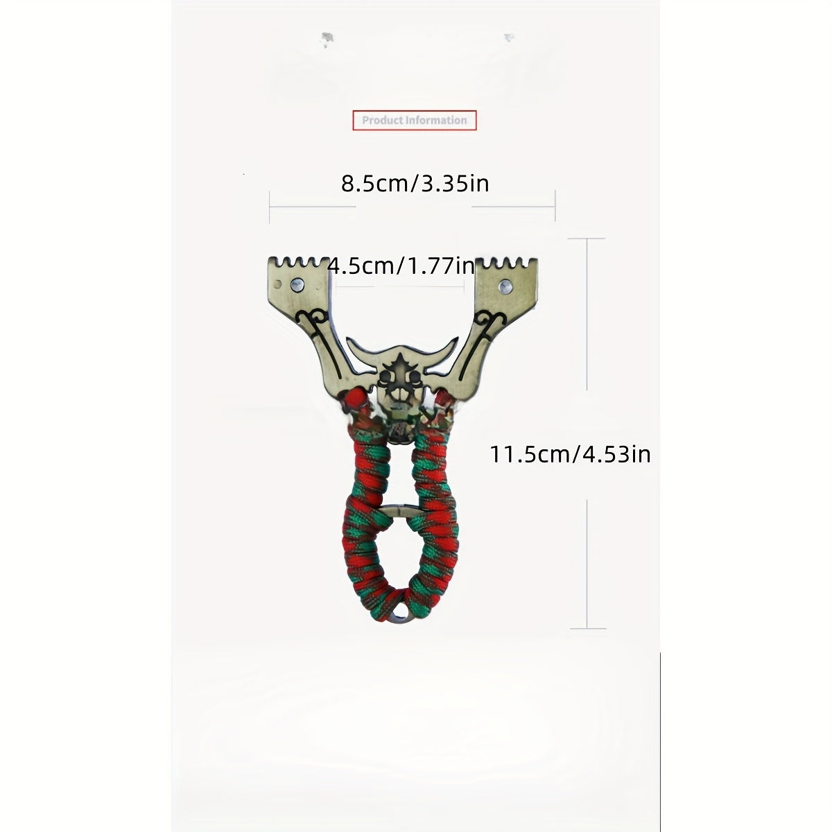 1pc Zinc Alloy Slingshot Toy for Fishing & Training