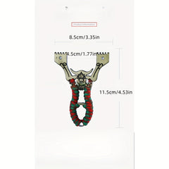 1pc Zinc Alloy Slingshot Toy for Fishing & Training