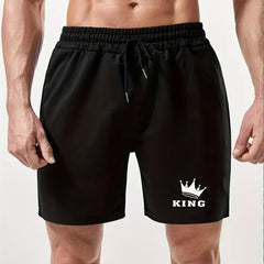 KING Comfy Drawstring Casual Shorts for Men