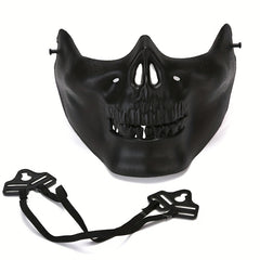 Halloween Skull Half Face Mask Stage Show Horror Ghost Mask