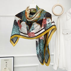 Ginkgo Leaf Square Scarf