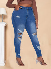Women's High Rise Stretch Skinny Jeans