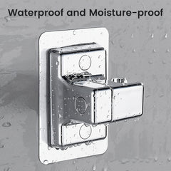 Adjustable Handheld Shower Wand Holder, No Drilling Wall Mount Bracket