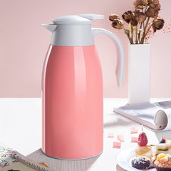 Pink Vacuum Coffee Pot 56oz Vacuum Water Bottle Household Kitchen Flask