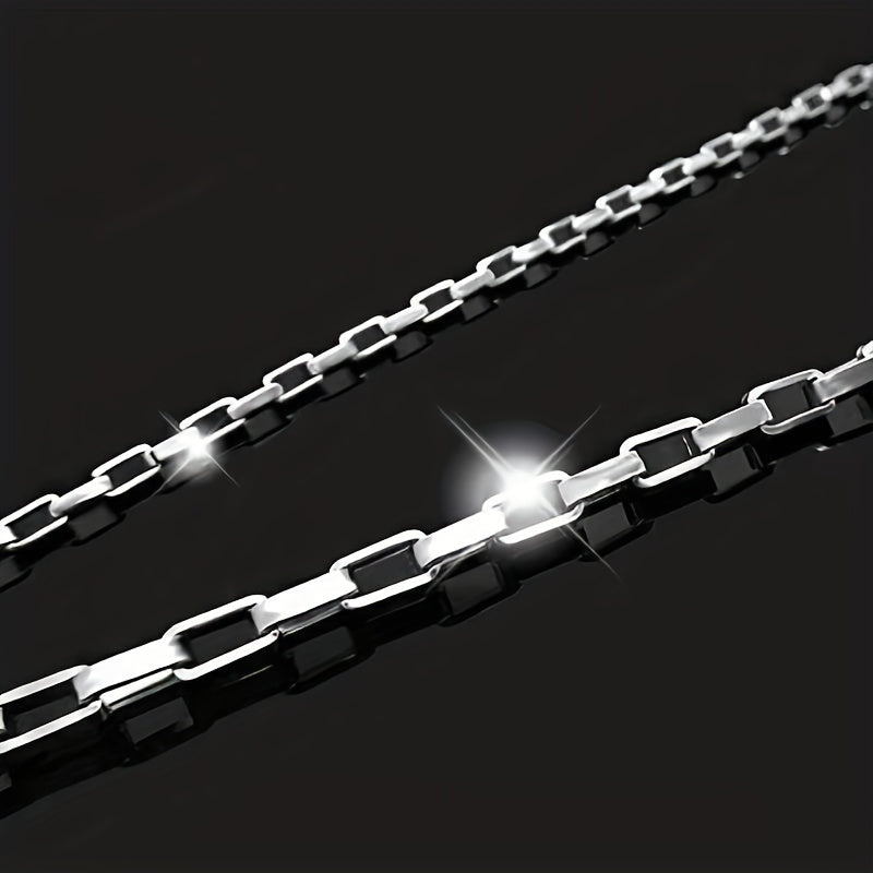 Titanium Steel Necklace Long Box Chain Men's Women's Jewelry