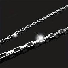 Titanium Steel Necklace Long Box Chain Men's Women's Jewelry