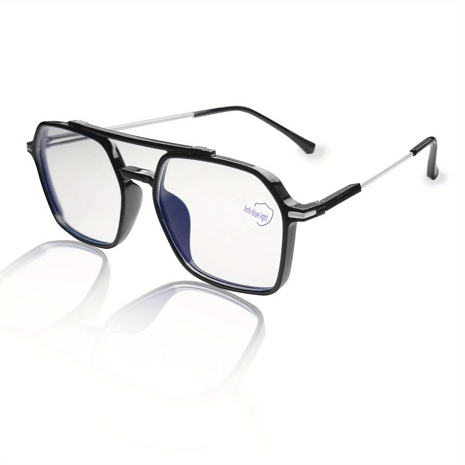 Men's Anti Light Reading Glasses With Pounch