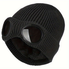 Windproof Warm Knitted Ski Hat Autumn Winter Outdoor Cap