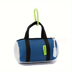 Mini Headphone Storage Bag with Keychains for Hiking Running Gym