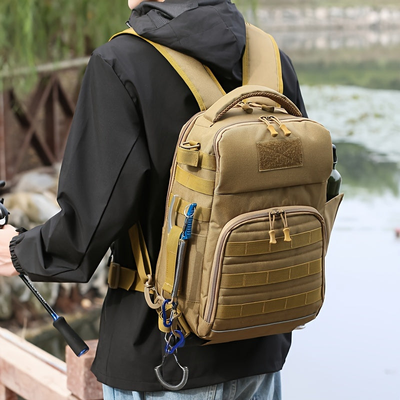 Large Capacity Fishing Backpack Tackle Storage Bag