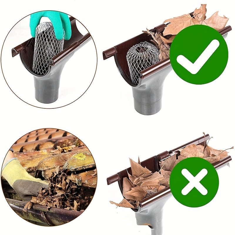 4pcs Aluminum Roof Drain Protection Prevents Blockage