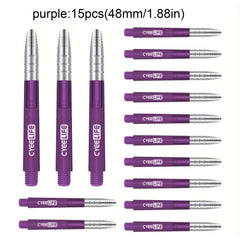 48mm Colorful PC Rod Aluminum Head Dart Rod Dart Accessories
