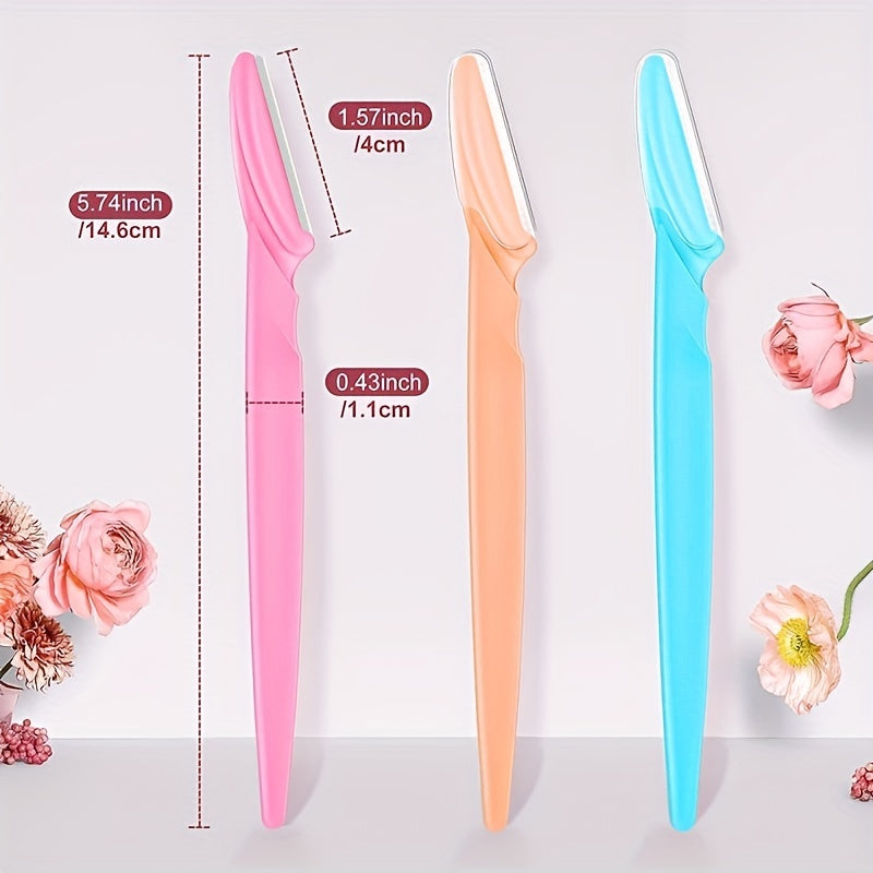 3Pcs Eyebrow Razor Exfoliating Tool Razors For Women Face Facial