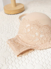 3pcs Lace Push Up Bras Comfy & Breathable Women's Lingerie