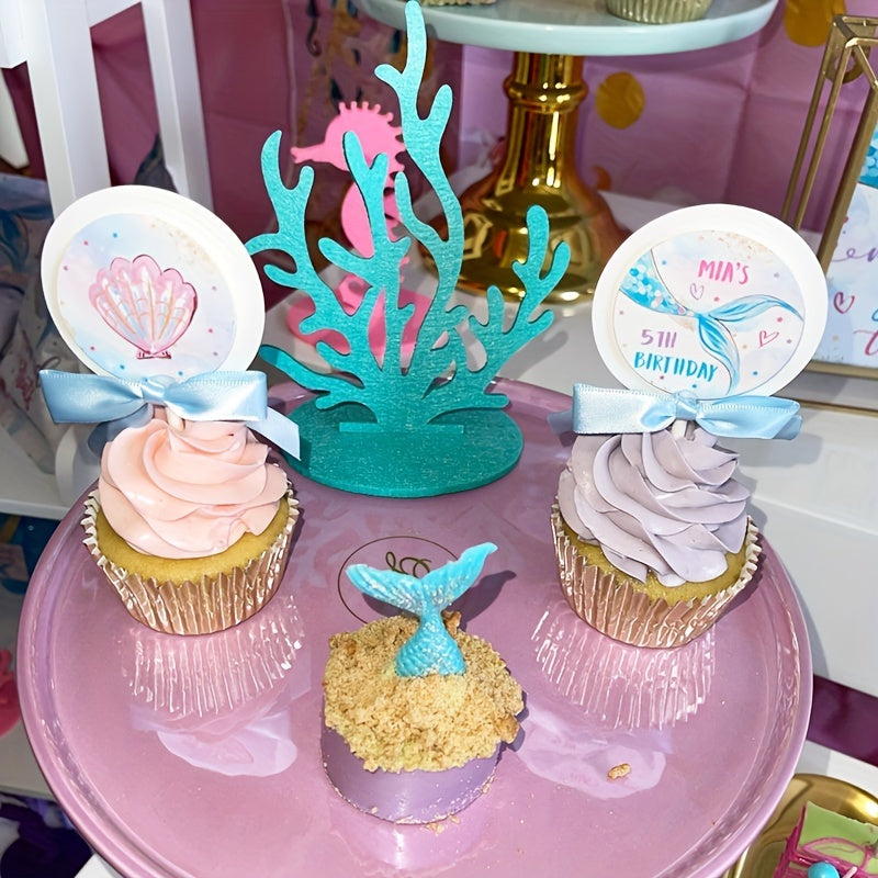 Under the Sea Mermaid Theme Party Decorations DIY Coral Table Ornaments