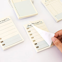 60 Sheet Portable Planner Stay Organized and On Track Daily Schedule
