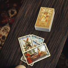 78pcs Mucha Tarot Poker Board Game for Kids Adults Party Game