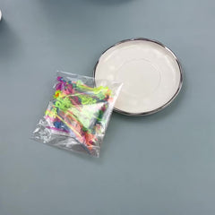 50pcs Fruit Fork Butterfly Pick Flamingo Toothpick