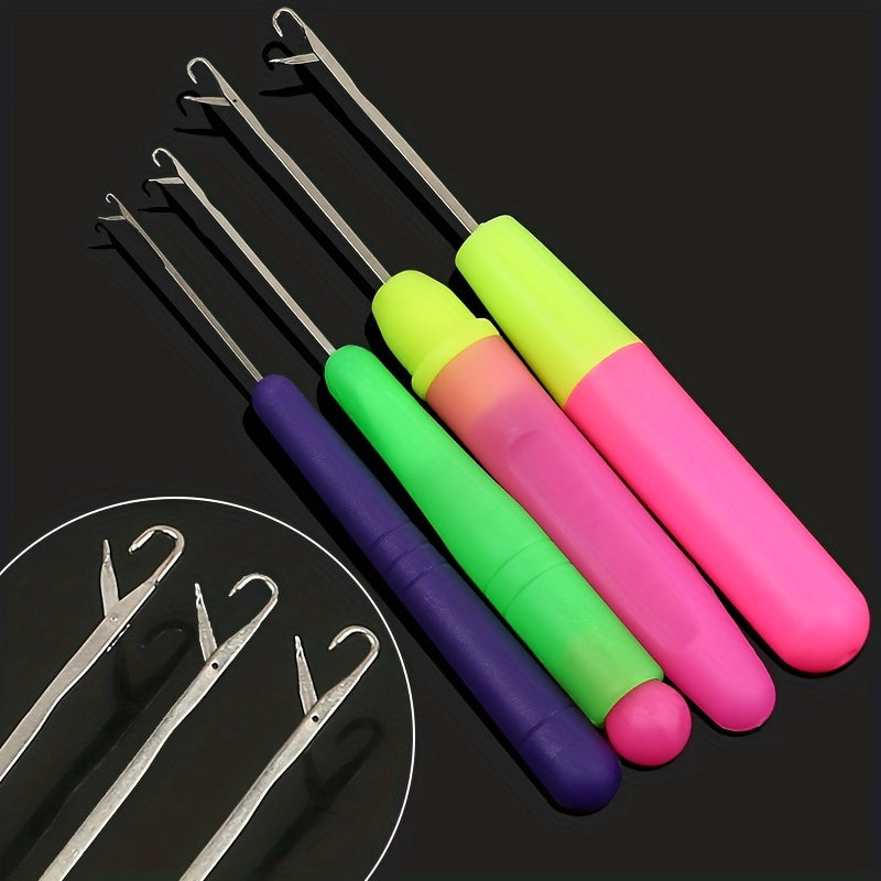 Crochet Hook Repair Set Plastic Handle Small Crochet Woolen T
