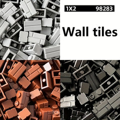 120pc 1x2 Wall Brick Building Blocks Military Fence